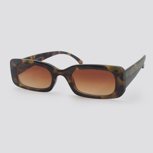 ⭐️BLOGGER FAV Sunglasses Retro Rectangle Tortoise - Picture 2 of 13